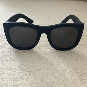 RetroSuperFuture Matte Black Sunglasses